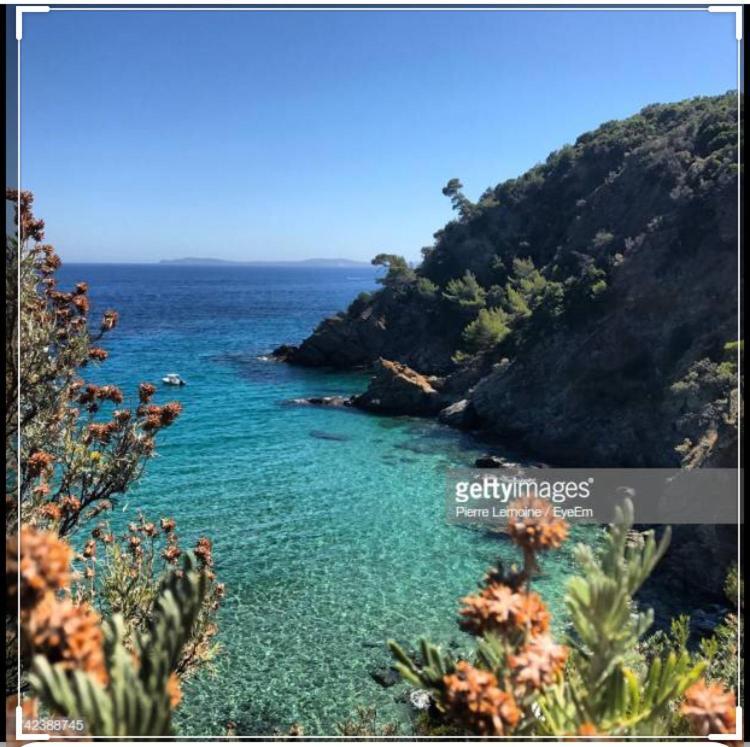 Cavalaire Vue Mer Au Loin Maisonnette Tout Equipee Pour 4 Personnes Avec Piscine Clim Wifi Velos Tv Barbecues Kültér fotó
